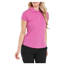 FootJoy Cap Sleeve Lisle dámské polo, růžové