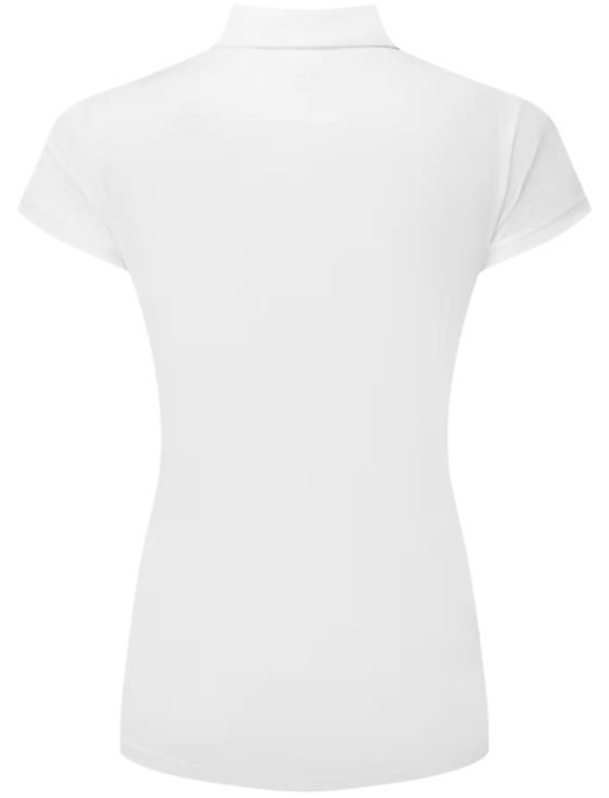 FootJoy Cap Sleeve Lisle dámské polo, bílé