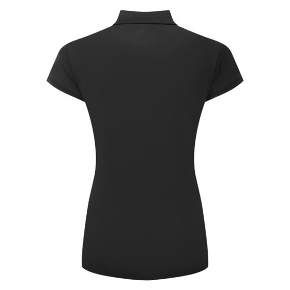 FootJoy Cap Sleeve Lisle dámské polo, černé