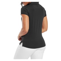FootJoy Cap Sleeve Lisle dámské polo, černé