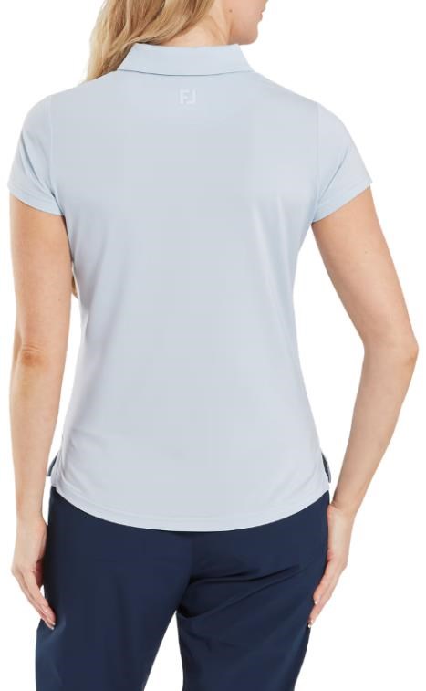 FootJoy Cap Sleeve Lisle dámské polo, skyway