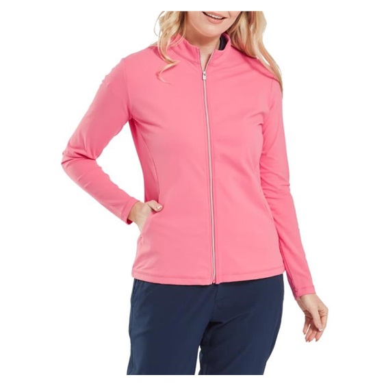 FootJoy Full-Zip Midlayer dámská mikina, pink lemonade