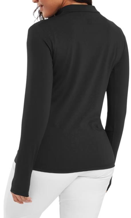 FootJoy Full-Zip Debossed Midlayer dámská mikina, černá