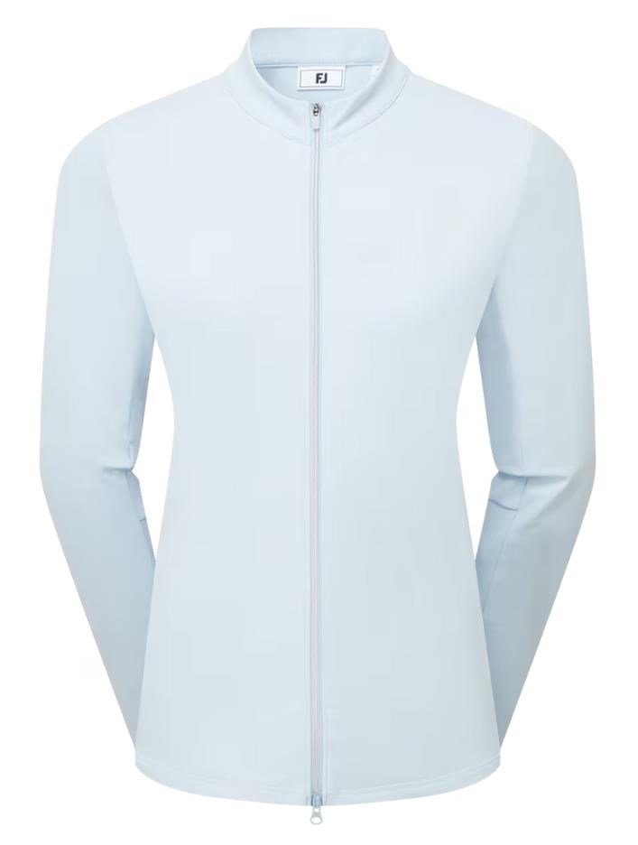 FootJoy Full-Zip Debossed Midlayer dámská mikina, skyway