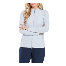FootJoy Full-Zip Debossed Midlayer dámská mikina, skyway
