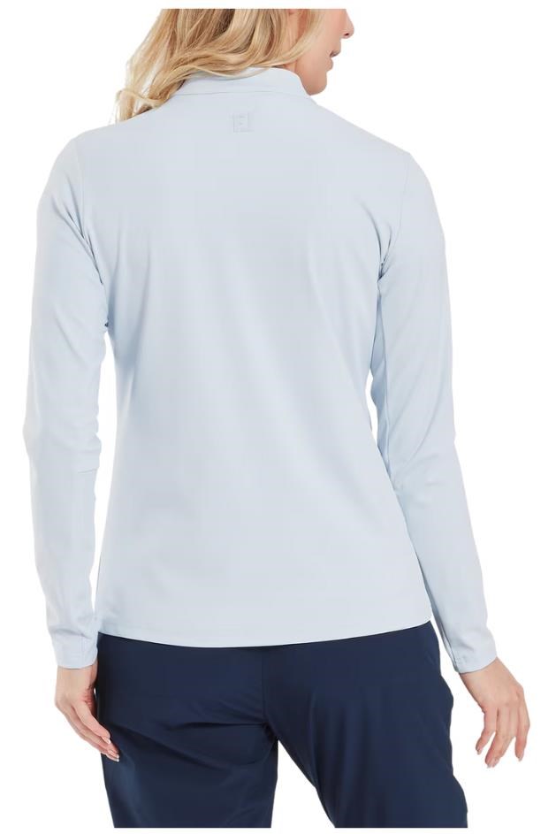 FootJoy Full-Zip Debossed Midlayer dámská mikina, skyway