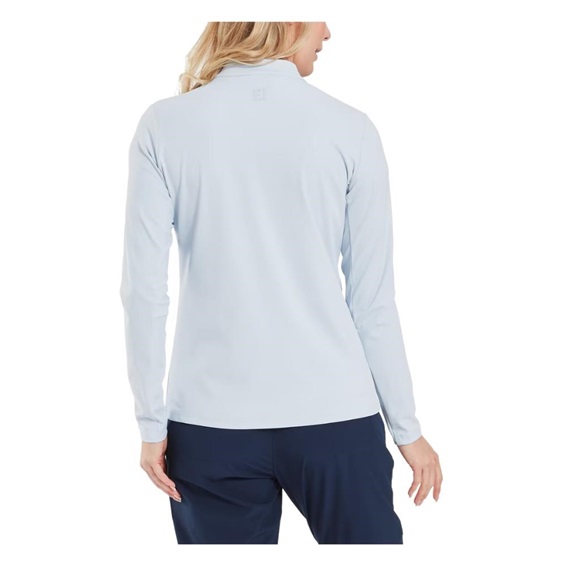 FootJoy Full-Zip Debossed Midlayer dámská mikina, skyway