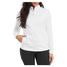 FootJoy Half-Zip Midlayer dámská mikina, bílá