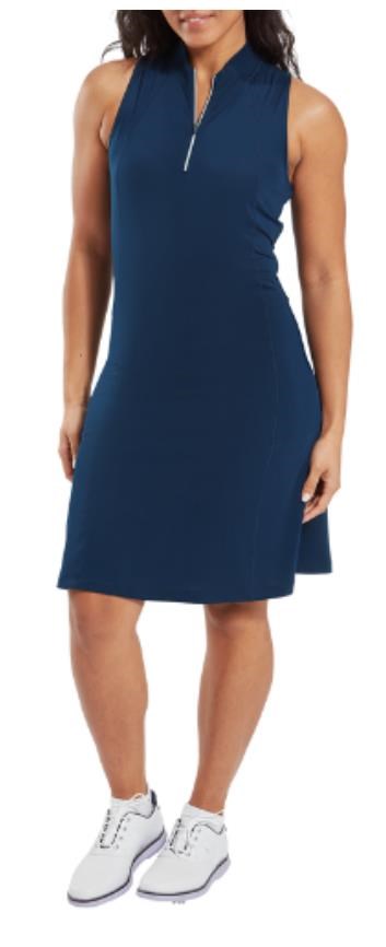FootJoy 1/4-Zip Sleeveless golfové šaty, tmavě modré