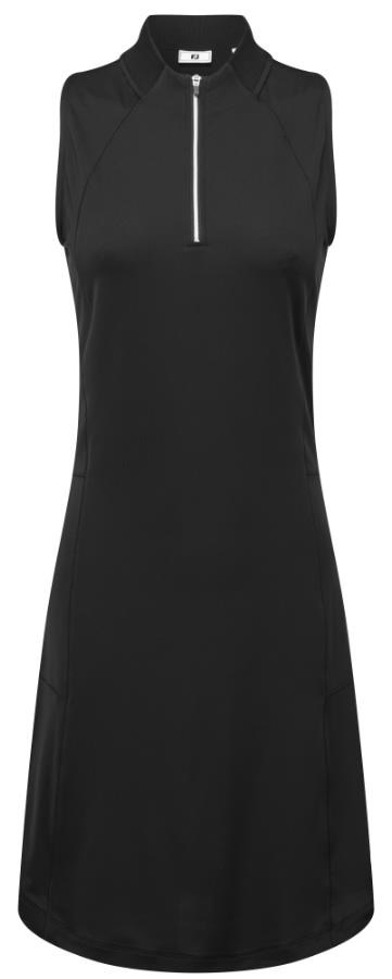 FootJoy 1/4-Zip Sleeveless golfové šaty, černé