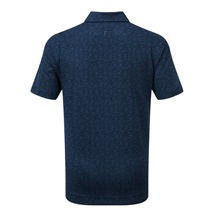Footjoy Painted Floral Lisle dětské polo, tmavě modré