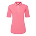 FootJoy Half Sleeve Ruched Lisle dámské polo, růžové