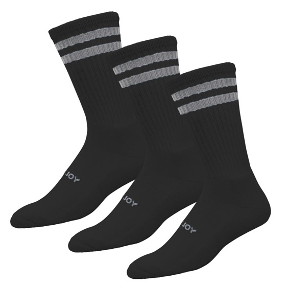 FootJoy Comfortsof Crew pánské ponožky, 3páry, černé