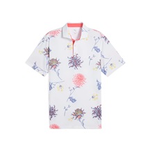 Puma MATTR Dahlia pánské polo, white glow/peach frost