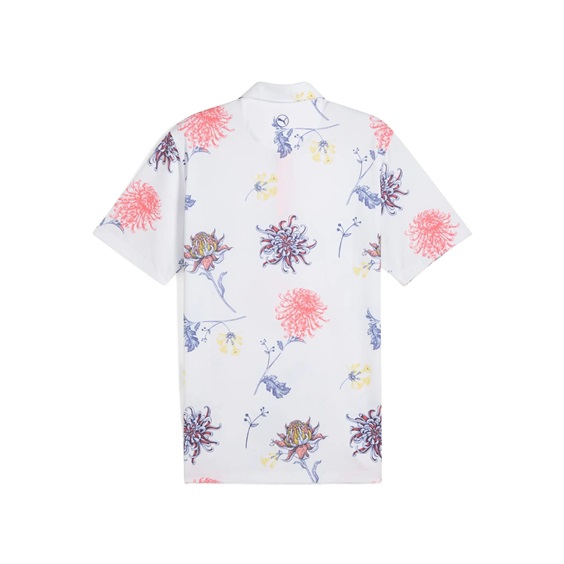 Puma MATTR Dahlia pánské polo, white glow/peach frost