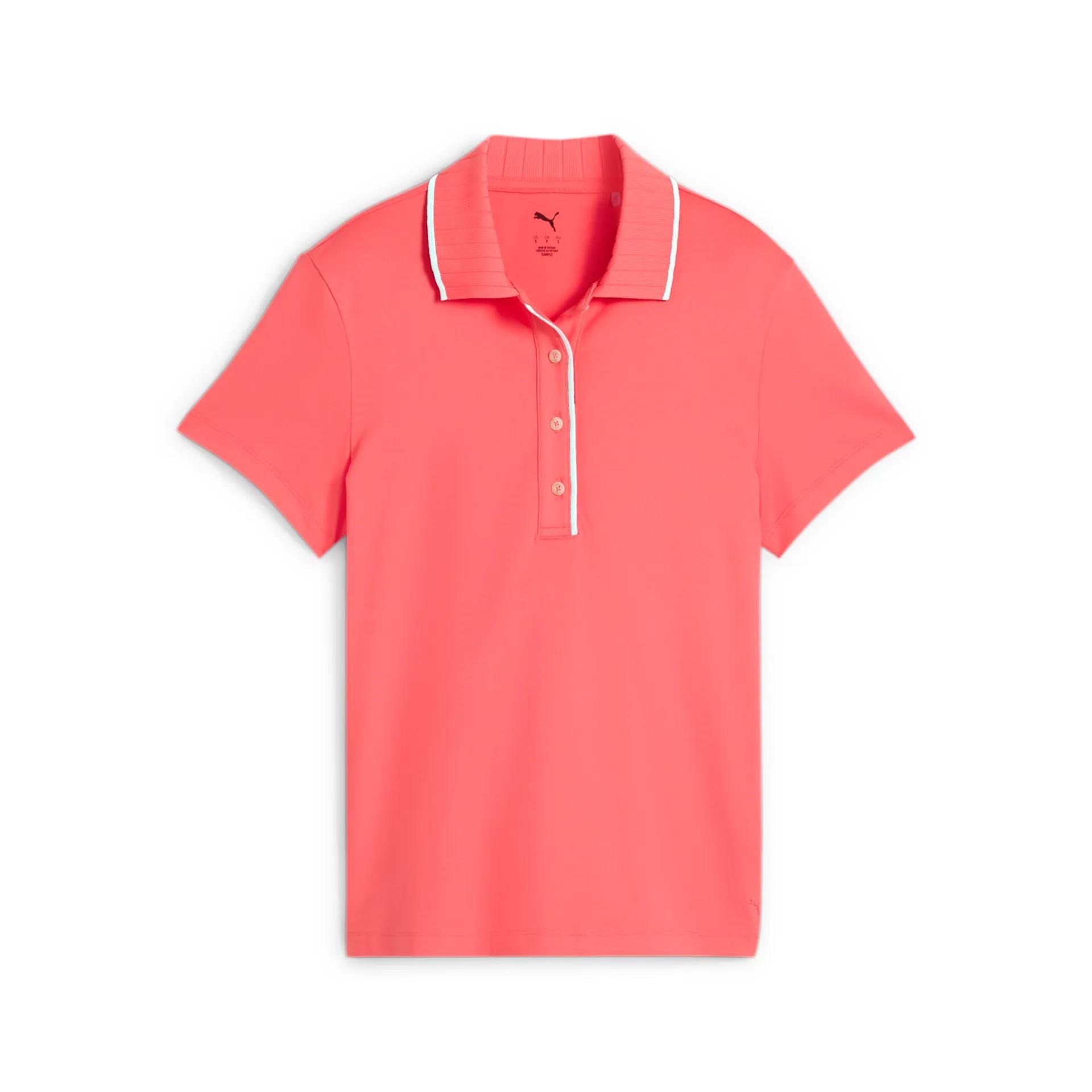 Puma Cloudspun Bridges dámské polo, peach frost