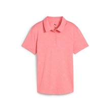 Puma MATTR Lianas Jacquard dámské polo, peach frost