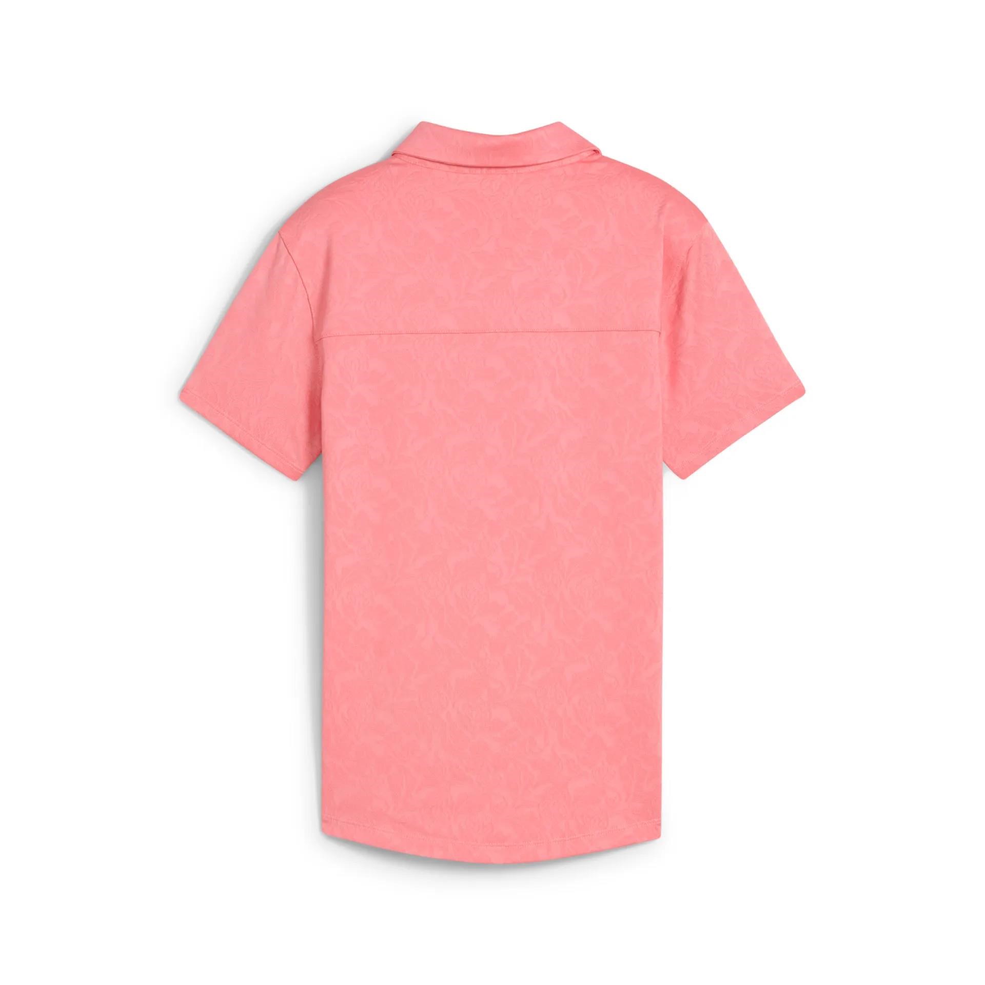 Puma MATTR Lianas Jacquard dámské polo, peach frost