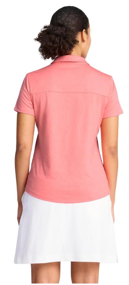 Puma MATTR Lianas Jacquard dámské polo, peach frost