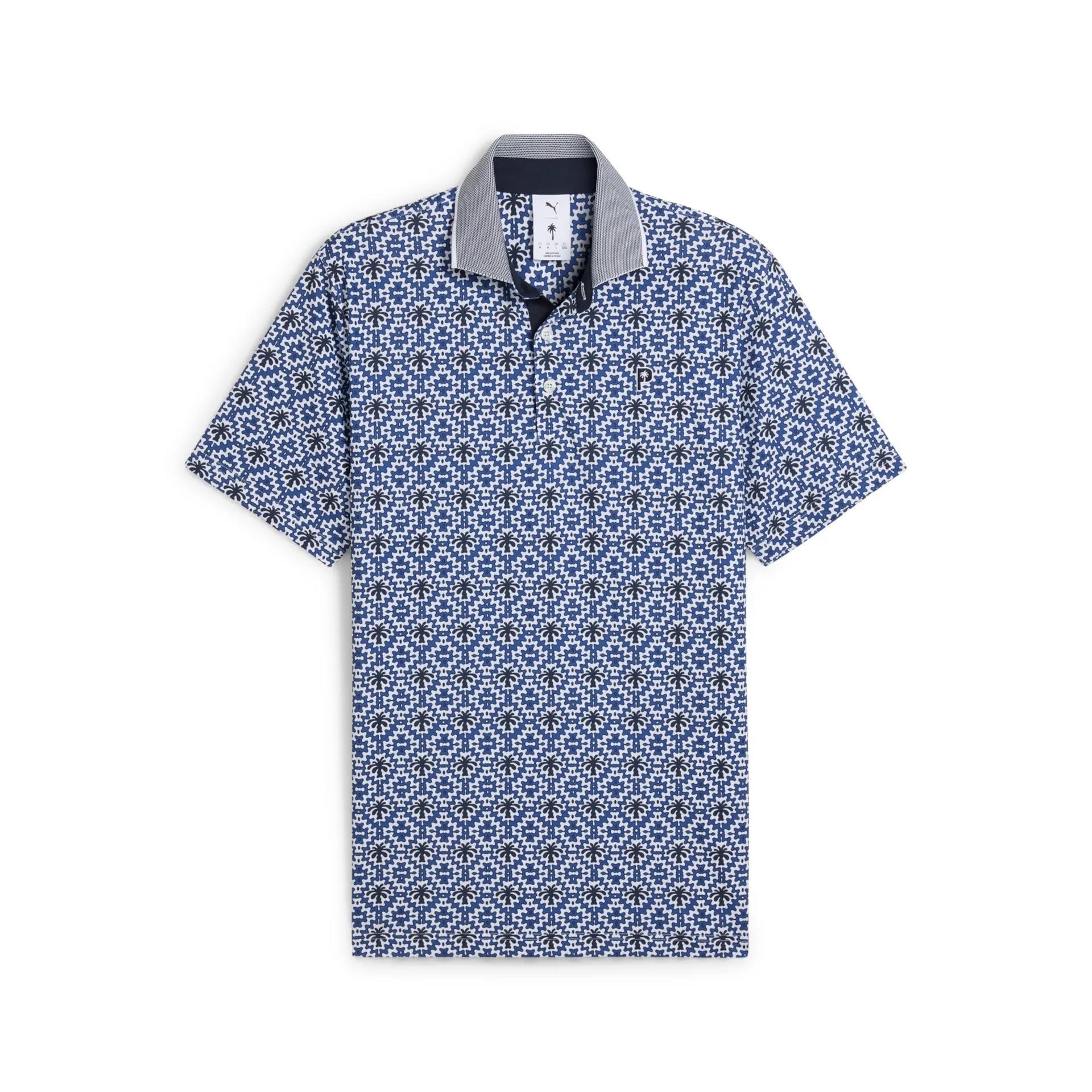 Puma X PTC Tile pánské polo, bílo/modré