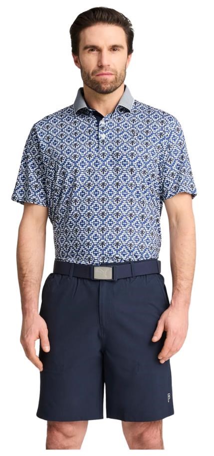 Puma X PTC Tile pánské polo, bílo/modré