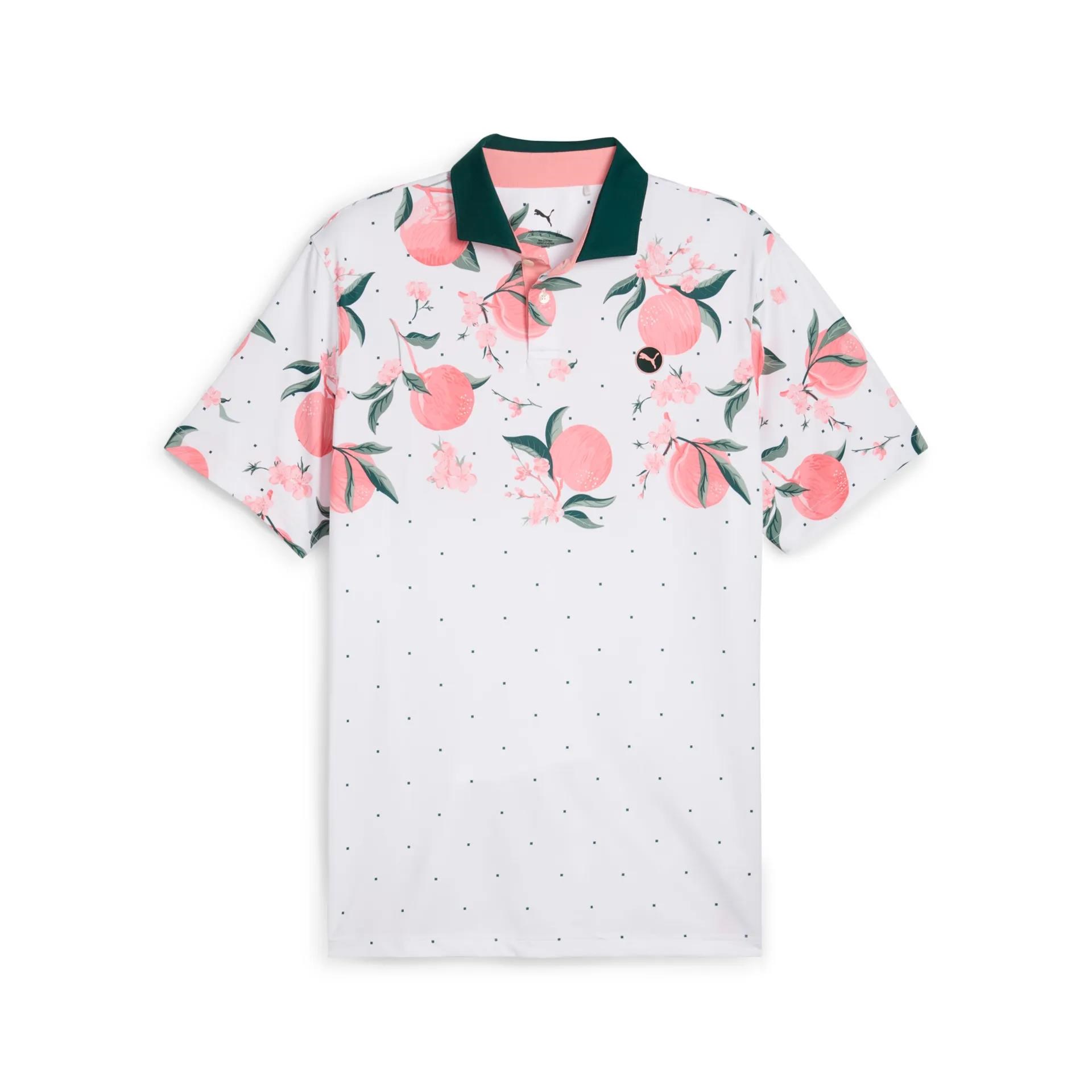 Puma MATTR Beautiful Game pánské polo, glow/pink fruit