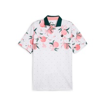 Puma MATTR Beautiful Game pánské polo, glow/pink fruit