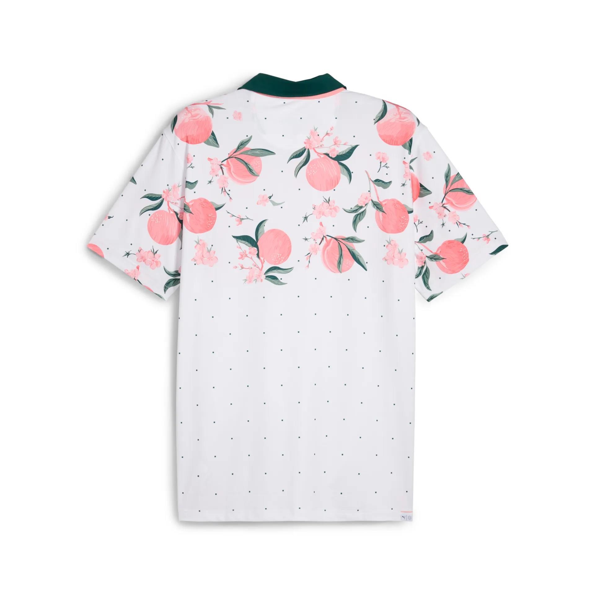 Puma MATTR Beautiful Game pánské polo, glow/pink fruit