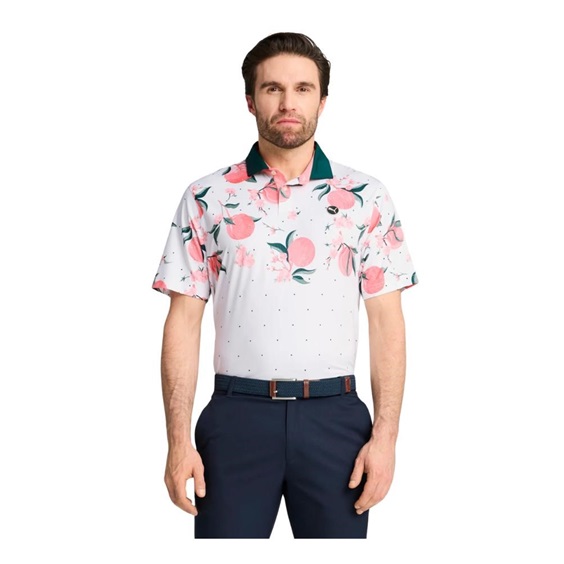 Puma MATTR Beautiful Game pánské polo, glow/pink fruit
