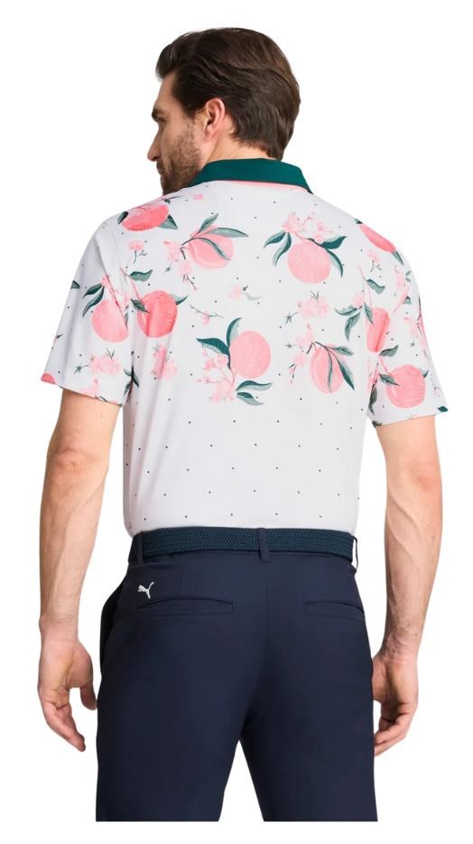 Puma MATTR Beautiful Game pánské polo, glow/pink fruit