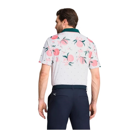 Puma MATTR Beautiful Game pánské polo, glow/pink fruit