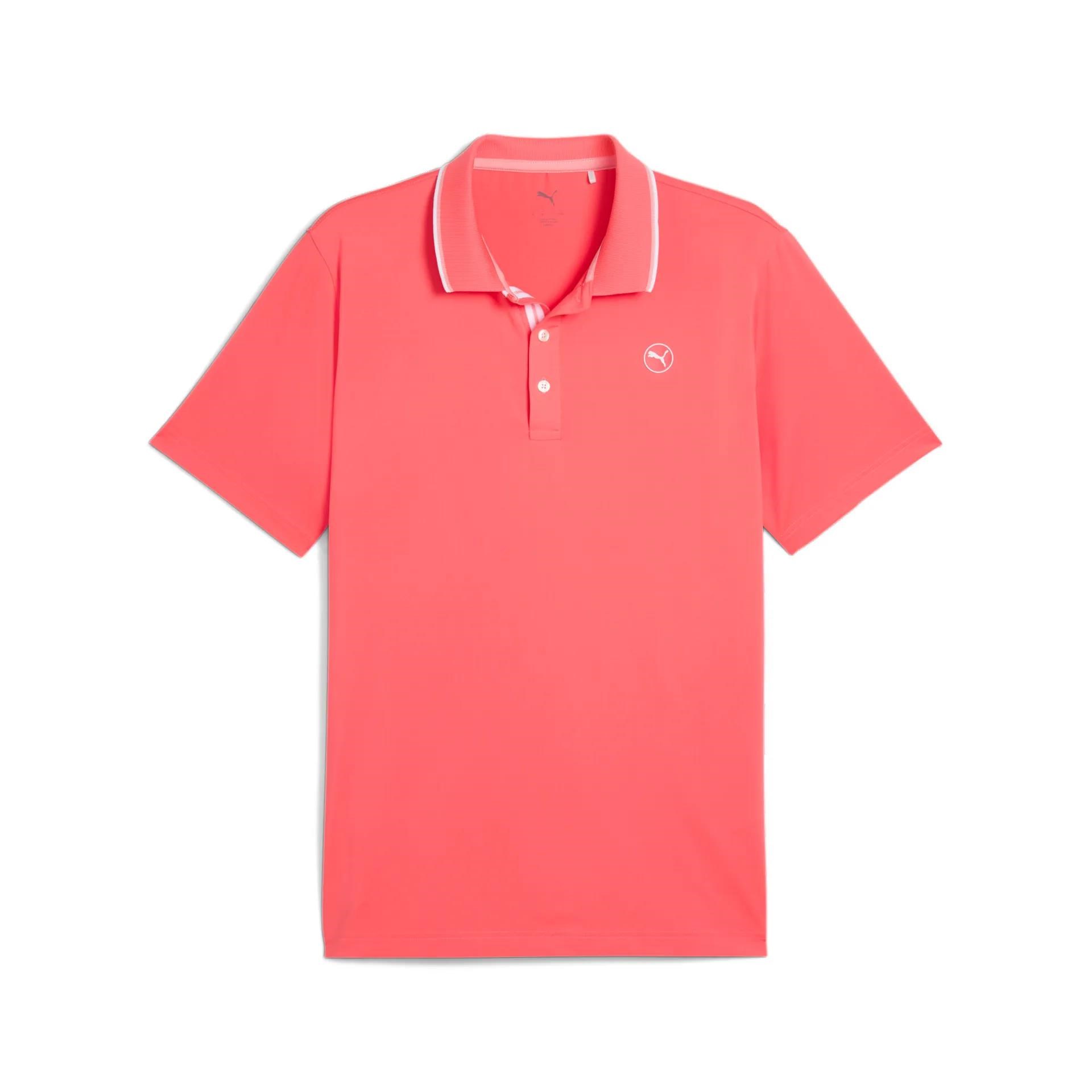 Puma Mattr Elevated Solid pánské polo, peach frost