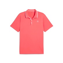 Puma Mattr Elevated Solid pánské polo, peach frost