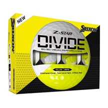 Srixon Z-Star DIVIDE golfové míčky, bílo/žluté