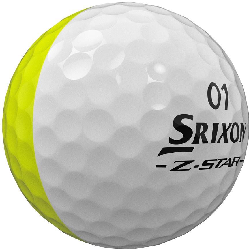Srixon Z-Star DIVIDE golfové míčky, bílo/žluté