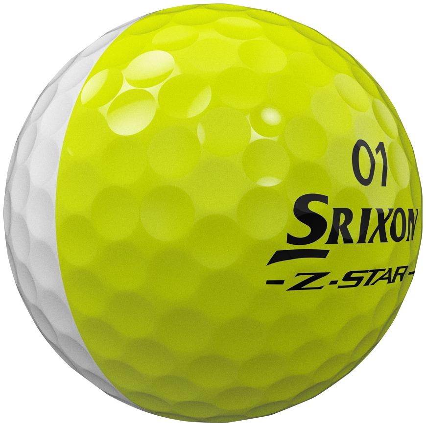 Srixon Z-Star DIVIDE golfové míčky, bílo/žluté