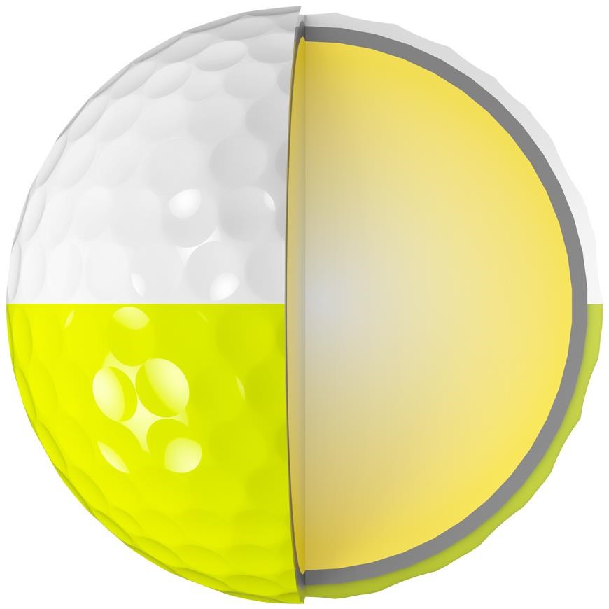 Srixon Z-Star DIVIDE golfové míčky, bílo/žluté