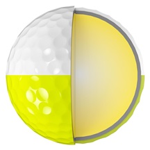 Srixon Z-Star DIVIDE golfové míčky, bílo/žluté