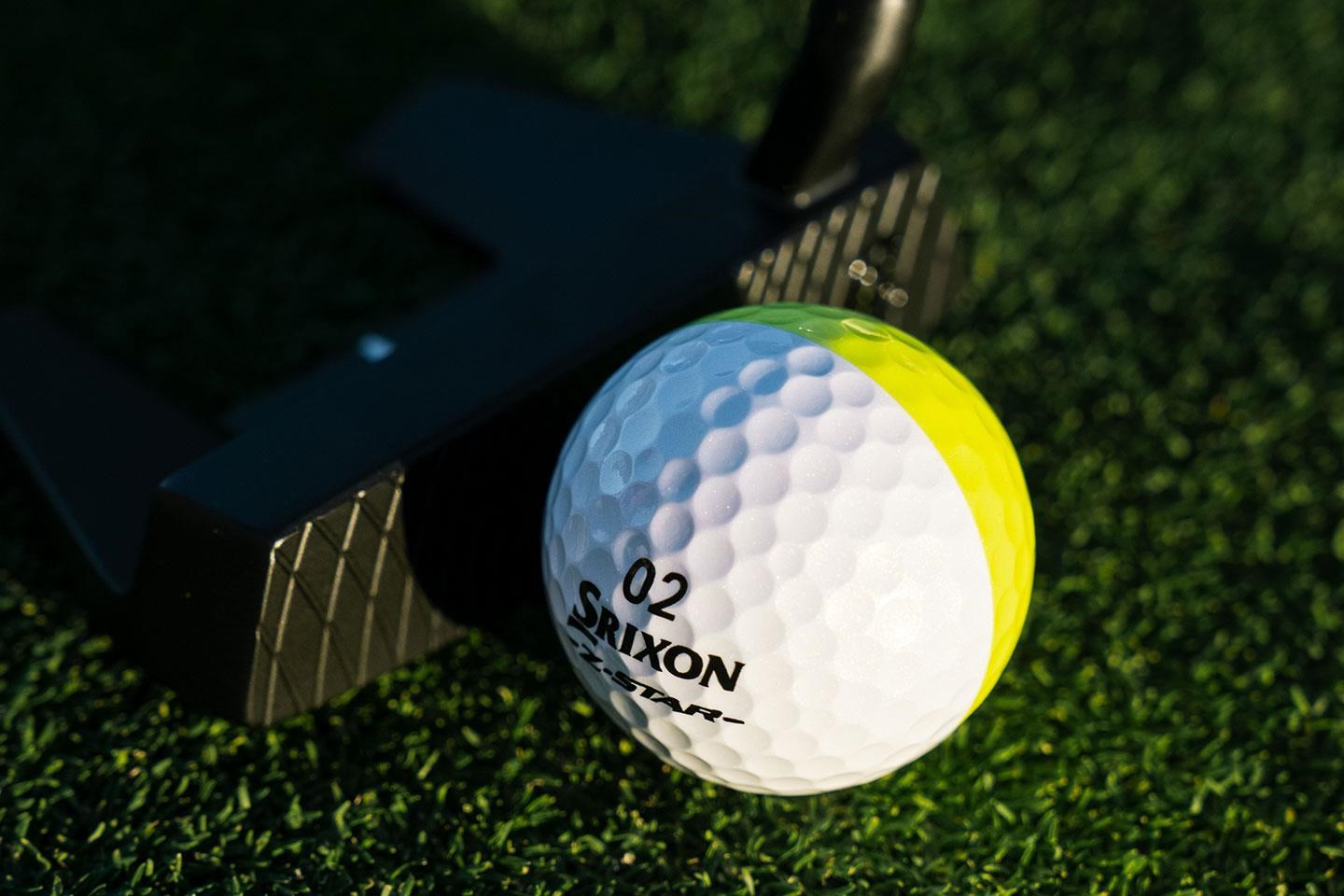 Srixon Z-Star DIVIDE golfové míčky, bílo/žluté