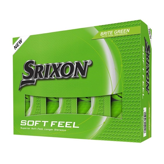 Srixon Soft Feel Brite golfové míčky, zelené
