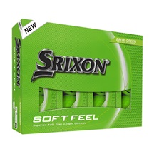 Srixon Soft Feel Brite golfové míčky, zelené