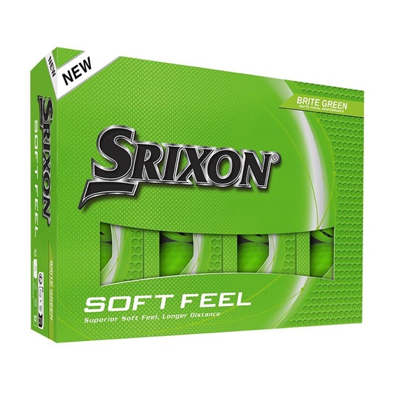 Srixon Soft Feel Brite golfové míčky, zelené