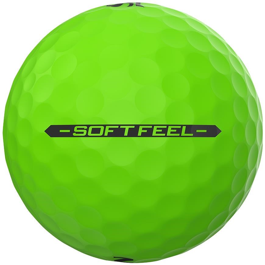 Srixon Soft Feel Brite golfové míčky, zelené