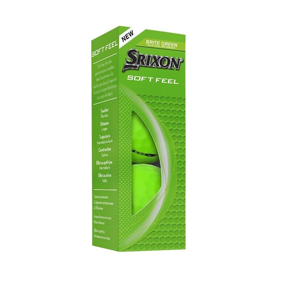 Srixon Soft Feel Brite golfové míčky, zelené