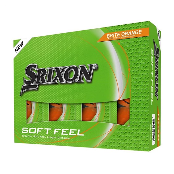 Srixon Soft Feel Brite golfové míčky, oranžová