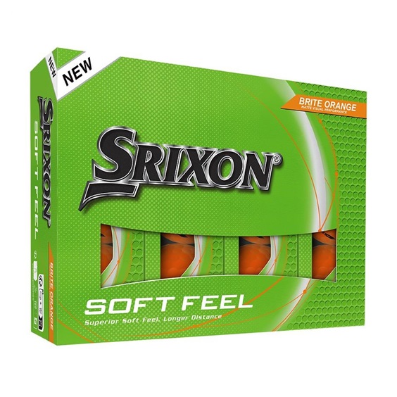 Srixon Soft Feel Brite golfové míčky, oranžová
