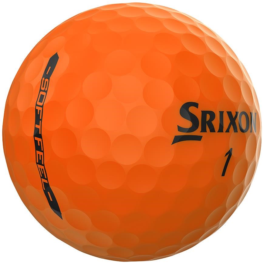 Srixon Soft Feel Brite golfové míčky, oranžová