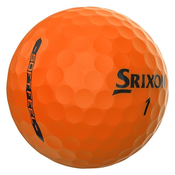 Srixon Soft Feel Brite golfové míčky, oranžová