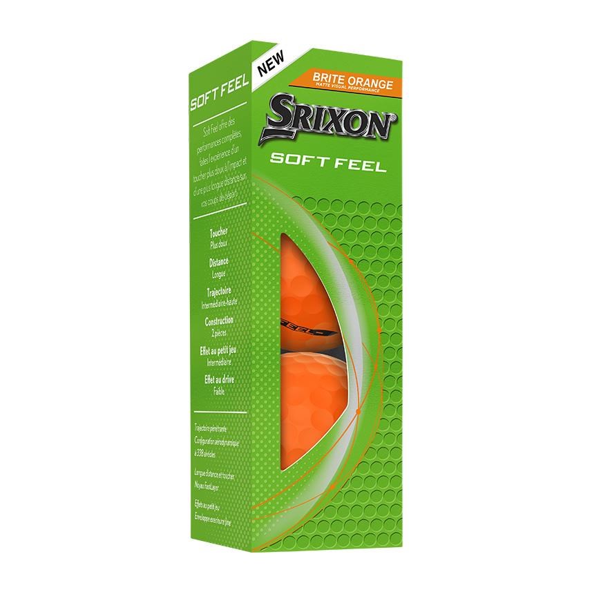 Srixon Soft Feel Brite golfové míčky, oranžová