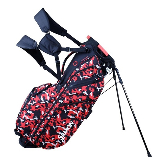 Srixon Premium stand bag, black/red camo